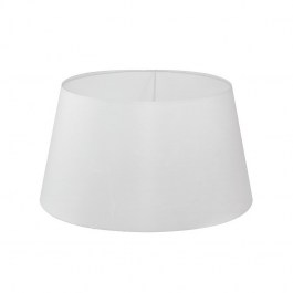 Biały abażur na lampę do sypialni MOLLY 45 cm